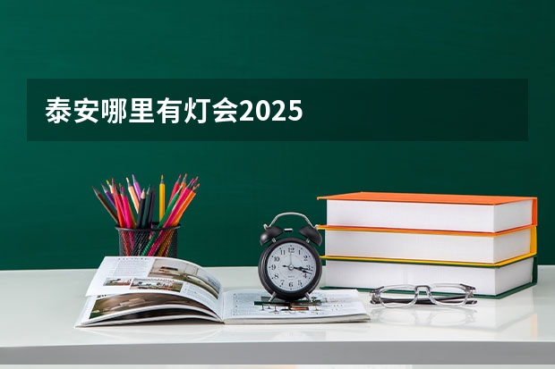 泰安哪里有灯会2025